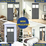 Load image into Gallery viewer, Custom Magnetic Thermal Insulated Door Curtain Visible Windows