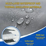 Load image into Gallery viewer, Custom Magnetic Thermal Insulated Door Curtain Visible Windows