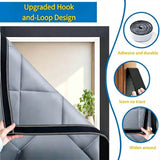 Load image into Gallery viewer, Custom Magnetic Thermal Insulated Door Curtain Visible Windows