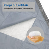 Load image into Gallery viewer, Magnetic Thermal Insulated Door Curtain Visible Windows