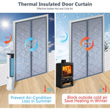 Load image into Gallery viewer, Custom Thermal Insulated Door Curtain