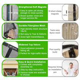 Load image into Gallery viewer, Black Magnetic Screen Doors