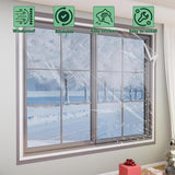 Load image into Gallery viewer, Transparent Window Insulation Film Kit Custom Size