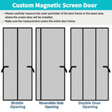 Load image into Gallery viewer, Custom Magnetic Screen Door for Sliding Glass Door – Easy Install Insect Screen