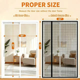 Load image into Gallery viewer, Side Opening Magnetic Screen Door for Patio Doors