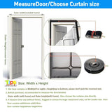 Load image into Gallery viewer, Transparent Thermal Insulated Door Curtain Custom Size