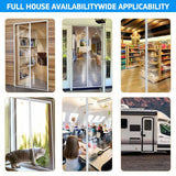 Load image into Gallery viewer, Transparent Thermal Insulated Door Curtain Custom Size