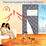 Load image into Gallery viewer, Magnetic Thermal Insulated Door Curtain Side Opening