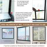Load image into Gallery viewer, Transparent Window Insulation Film Kit Custom Size