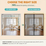 Load image into Gallery viewer, Black Magnetic Screen Doors
