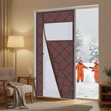 Load image into Gallery viewer, Magnetic Thermal Insulated Door Curtain Side Opening