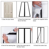 Load image into Gallery viewer, Transparent Thermal Insulated Door Curtain Custom Size